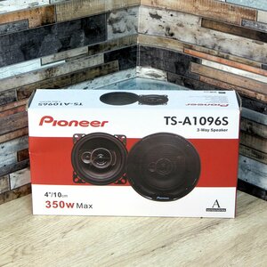 Автомобильные динамики Pioneer "TS-A1096S", 10 См (4 Дюйм.), 350 Вт, Комплект из 2 штук, Коаксиальная акустика 3-х полосная, С защитными сетками