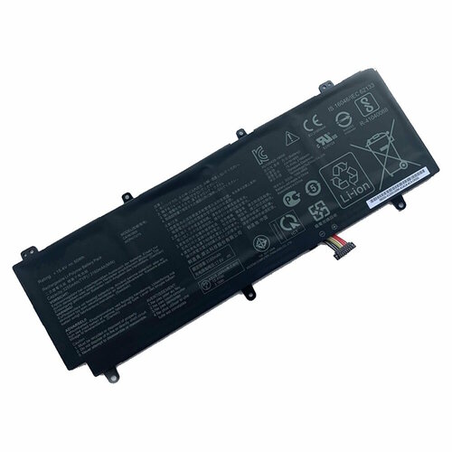 Аккумулятор для Asus (C41N1805) ROG Zephyrus S GX531GS, 50Wh, 3255mAh, 15.4V аккумулятор c41n1837 для ноутбука asus rog zephyrus gx502 15 4v 76wh 4940mah черный