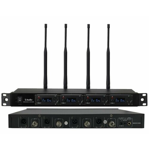 Беспроводная конференц-система 2 настольных и 2 ручных микрофона LAudio 8000C-2H2D 11162000₽