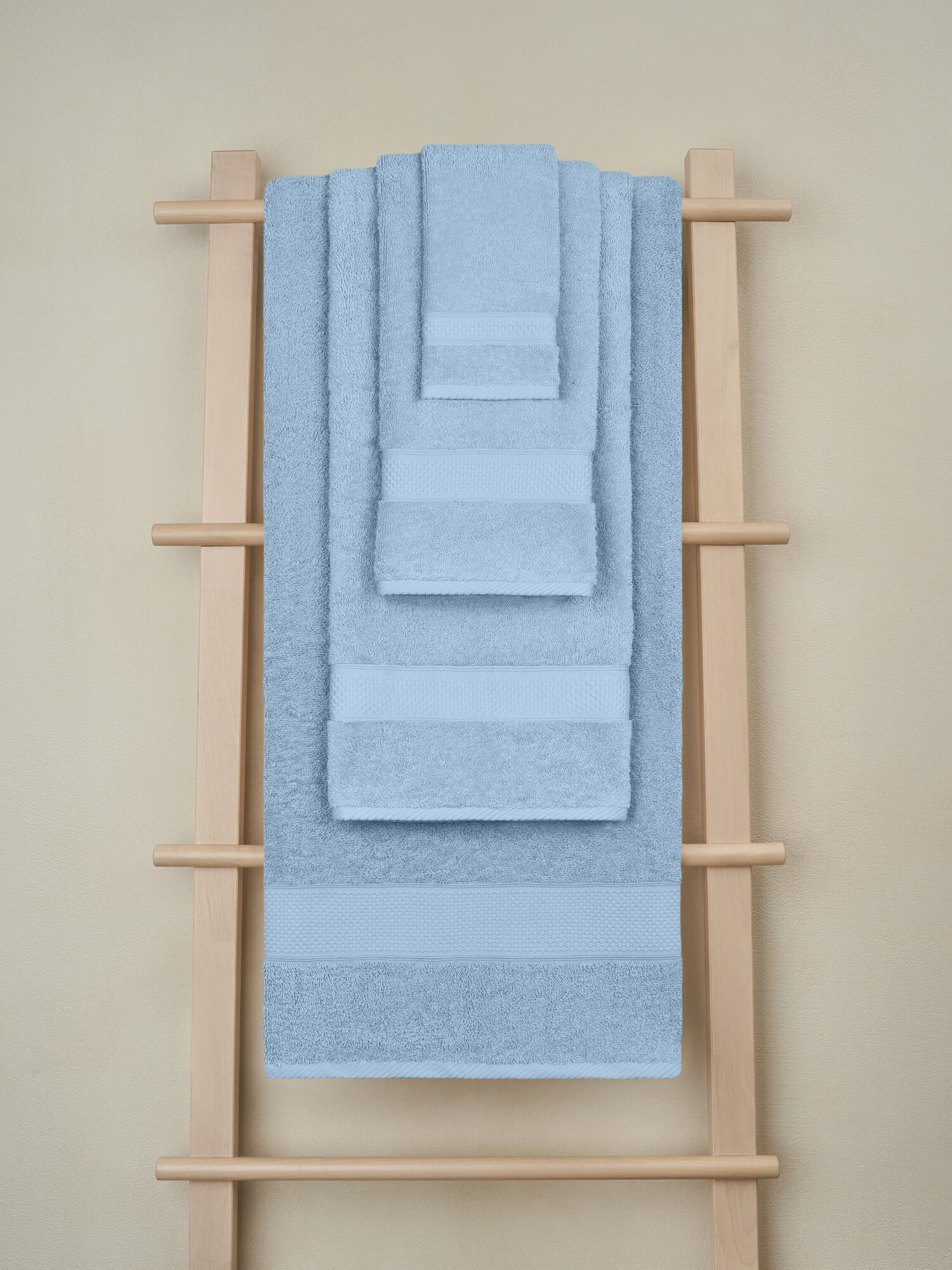 Полотенце банное махровое 50х90 Miranda Soft, светло-голубой