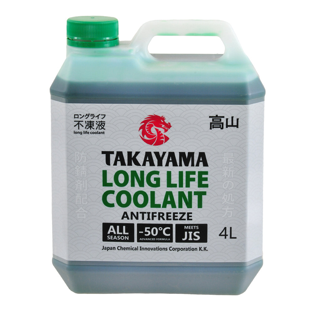 Антифриз TAKAYAMA LONG LIFE COOLANT зеленый 4 л 700504