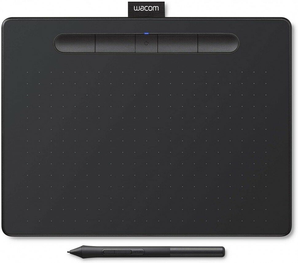 Графический планшет Wacom Intuos M Bluetooth Black цвет черный