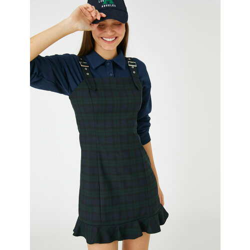 фото Платье koton, размер 34, зеленый