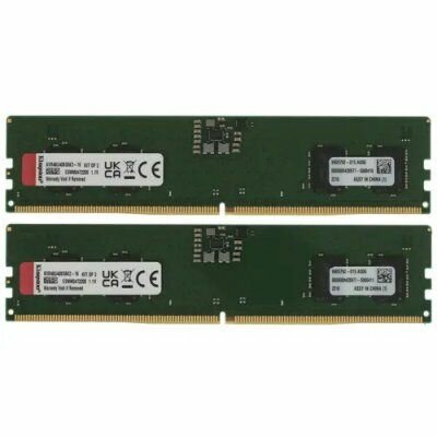 Оперативная память KINGSTON ValueRam DIMM DDR5 16GB (2x8GB) 4800 MHz (KVR48U40BS6K2-16)