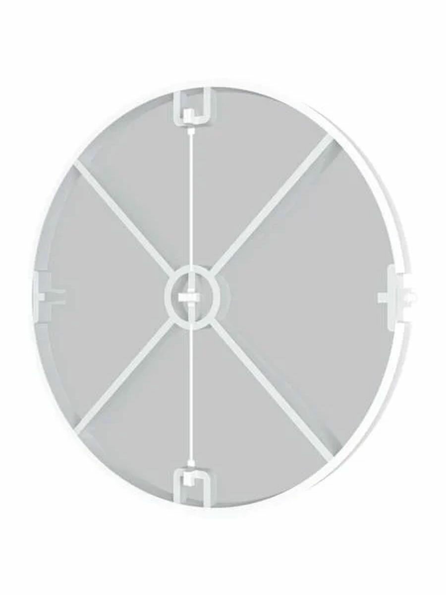 Обратный клапан Era 10BV, D100 мм, защита от обратной тяги из вент шахты, белый — фото 1