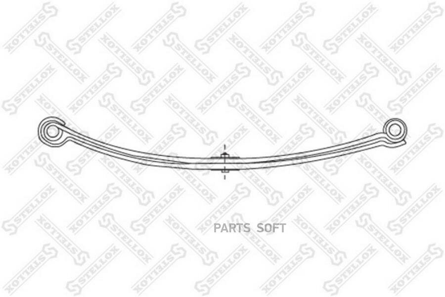 STELLOX 1200074SX 12-00074-SX_рессора задн! 58 568 09\ MB Sprinter 308-316CDI GVW 3.5T 1 лист. 95-06