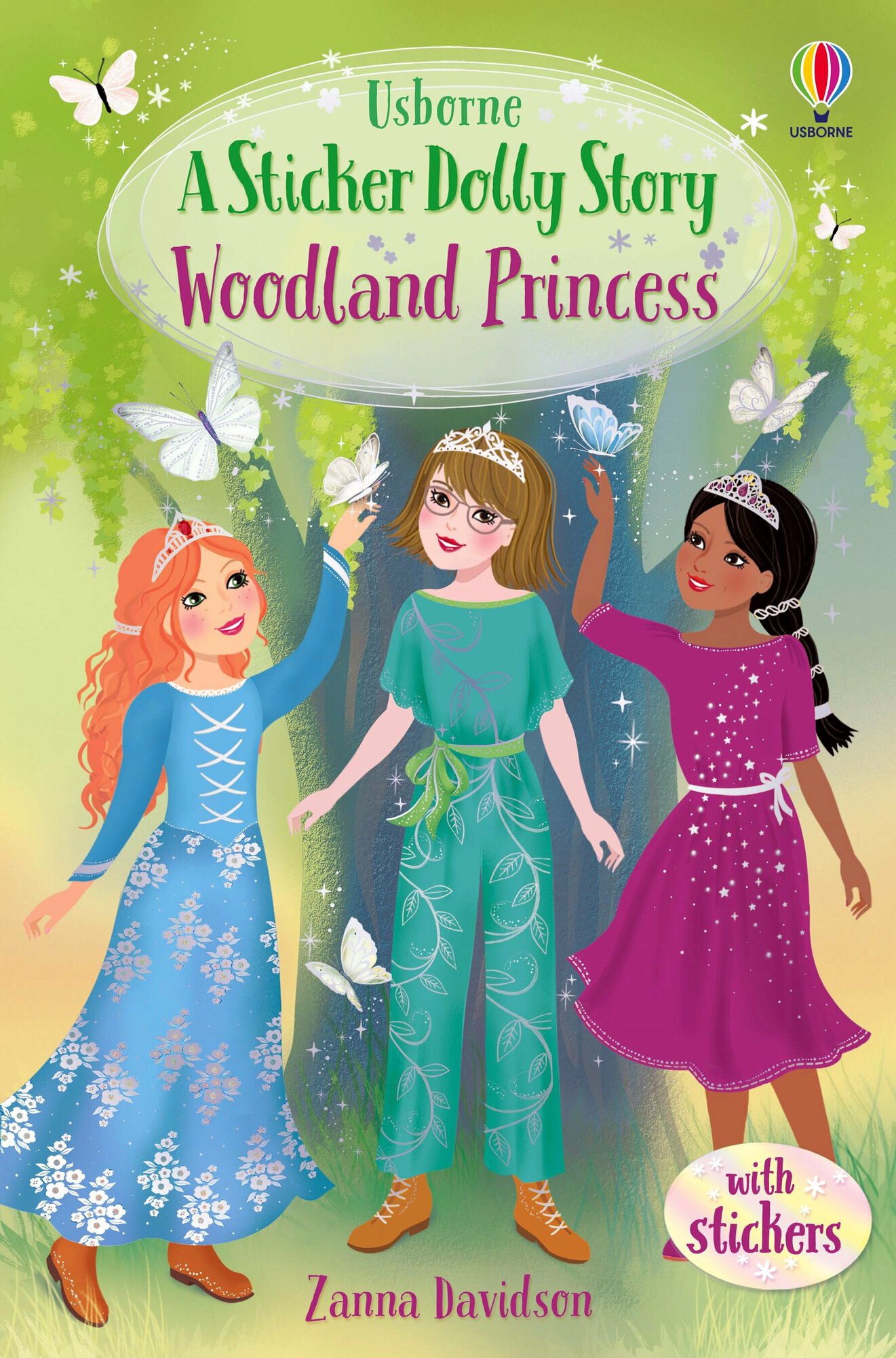 Sticker Dolly Stories. Woodland Princess / Книга на Английском