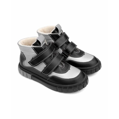 фото Ботинки tapiboo, размер 30, серебряный