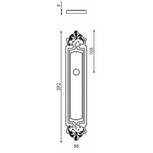 Дверная ручка на планке Pellestrina PL96 Venezia дверная ручка на планке pellestrina pl96 venezia