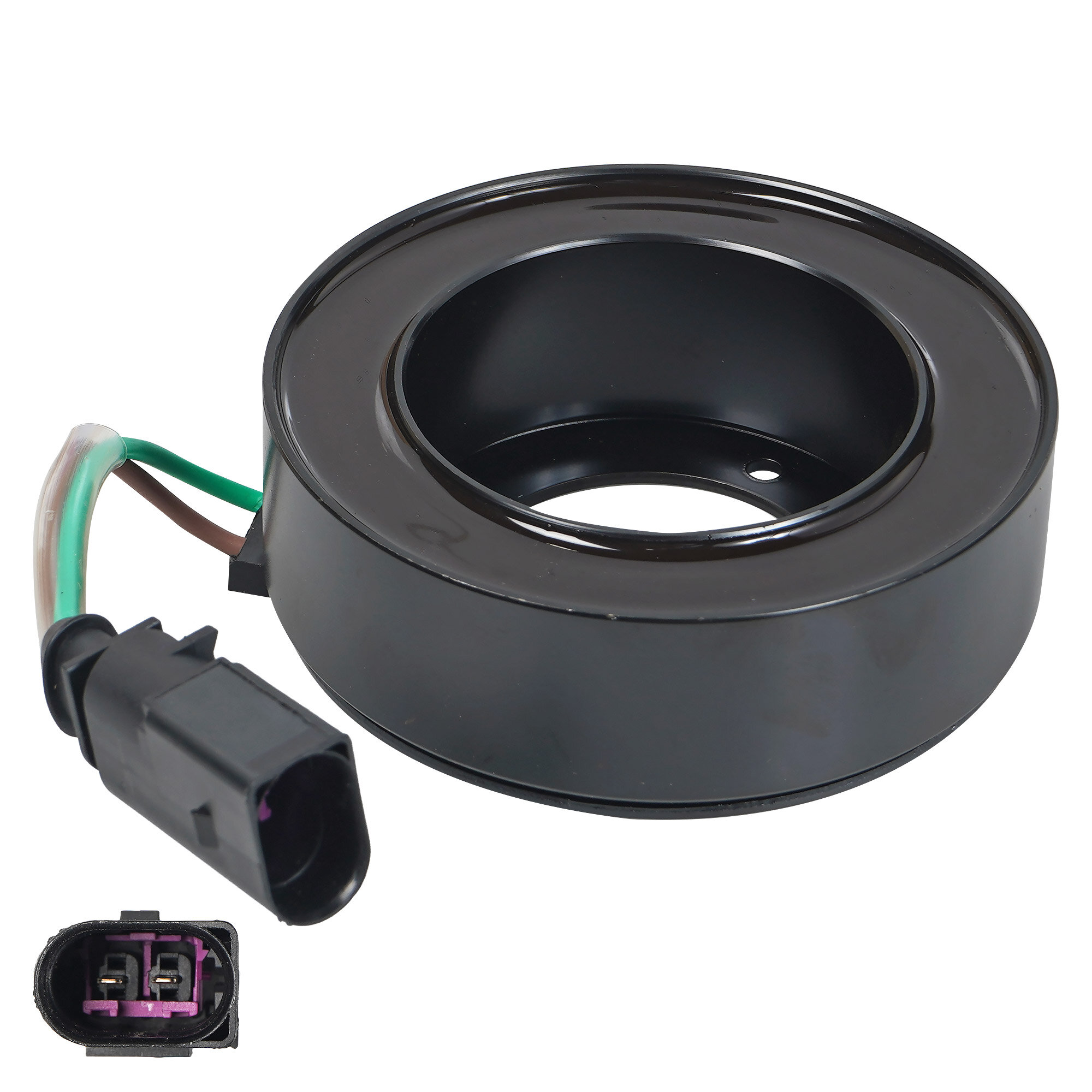 фото Катушка электромагнитная компрессора кондиционера для автомобилей VW Polo Sedan (11-) 1.6i LMCC 1801 LUZAR