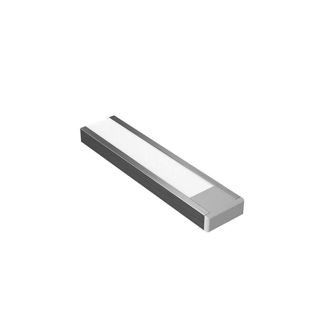 фото Профиль для диодной ленты Geniled накладной 16х6 мм 1 м серый