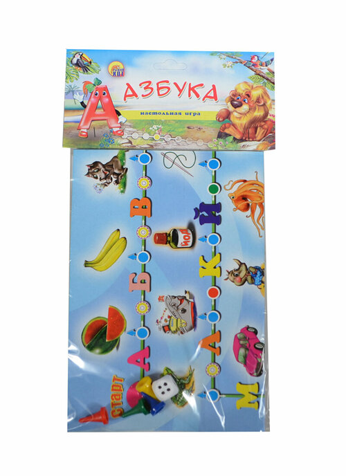 Настольная игра, Рыжий Кот, Мини-игры: Азбука ИНМ-7359