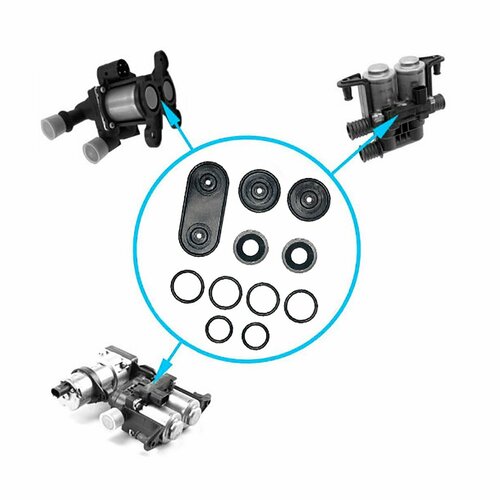 Ремкомплект клапанов печки BMW E31 - E64