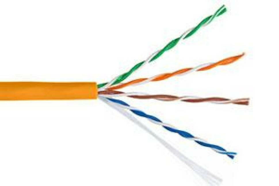 Кабель NETLAN U/UTP 4 пары, категория 5e, внутренний, LSZH, оранжевый, 305м EC-UU004-5E-LSZH-OR