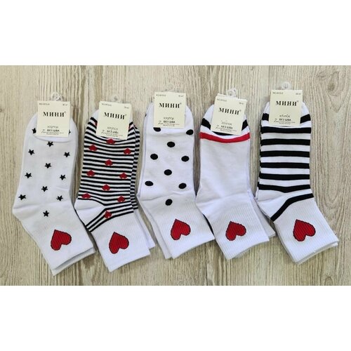 фото Носки мини, 5 пар, 2 уп., размер 36/41, мультиколор