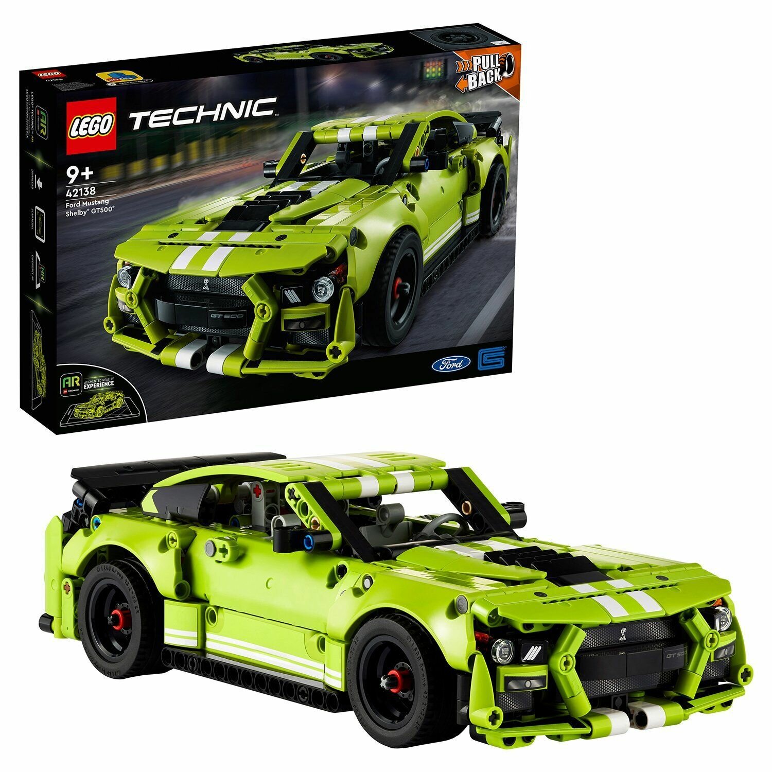 Конструктор LEGO Technic 42138 Ford Mustang Shelby GT500, 544 дет.