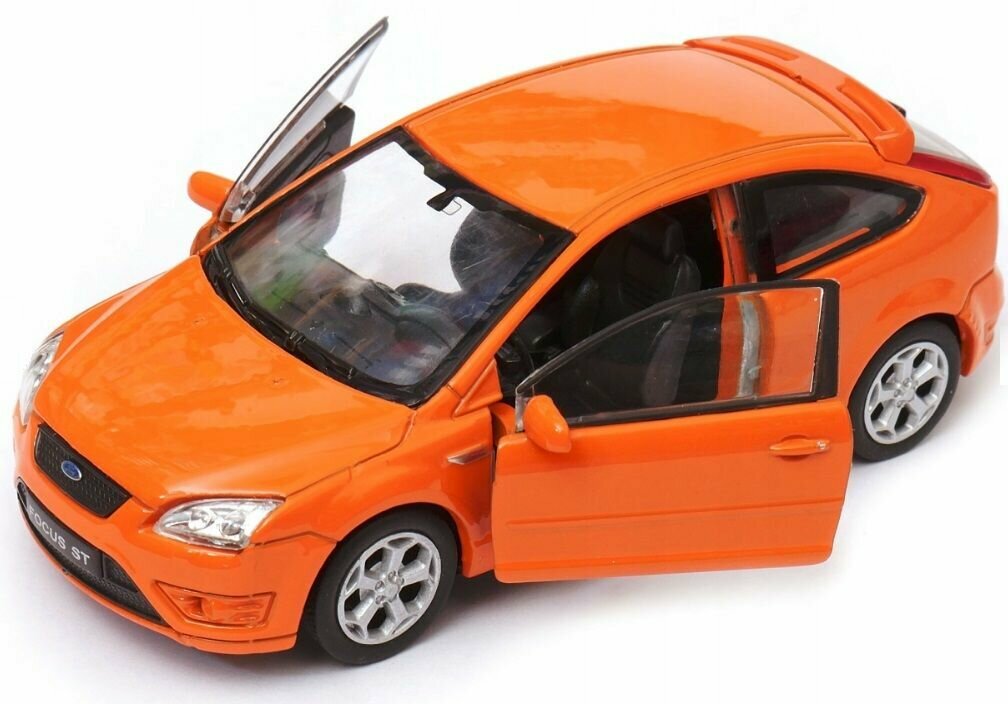 Игрушка Welly Машинка 1:38 Ford Focus ST, пруж. мех, оранж