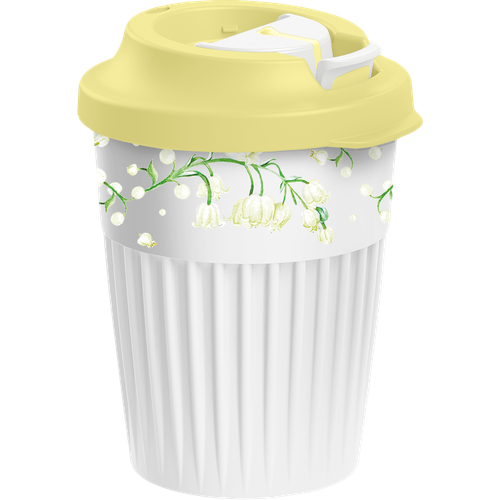 Стакан для горячих напитков Бытпласт с декором 600₽