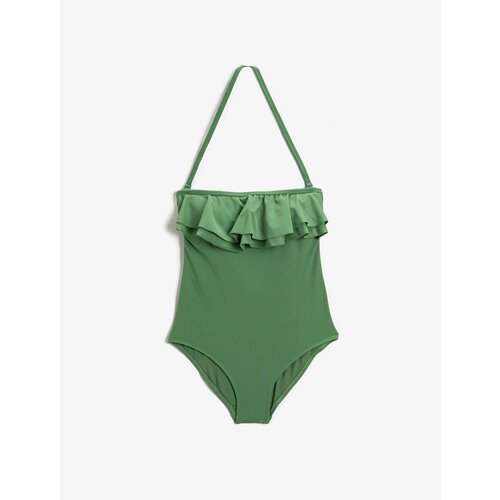 фото Купальник koton, размер 34, зеленый