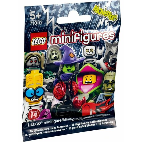 lego minifigures 71010 1 оборотень Минифигурка LEGO Collectable Minifigures 71010 Серия 14: Монстры, 9 дет.