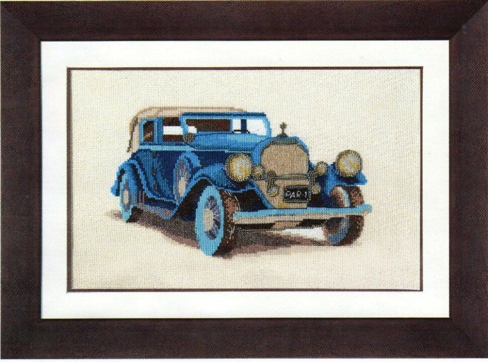 Авто Pierce-Arrow 1931 #М-59 Чаривна Мить Набор для вышивания 35 x 22 см Счетный крест