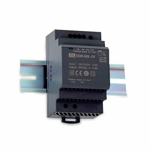 Mean Well Источник питания DC/DC DDR-60L-5 Т03006467 источник питания ac dc mean well gs06e 1p1j адаптер 6вт