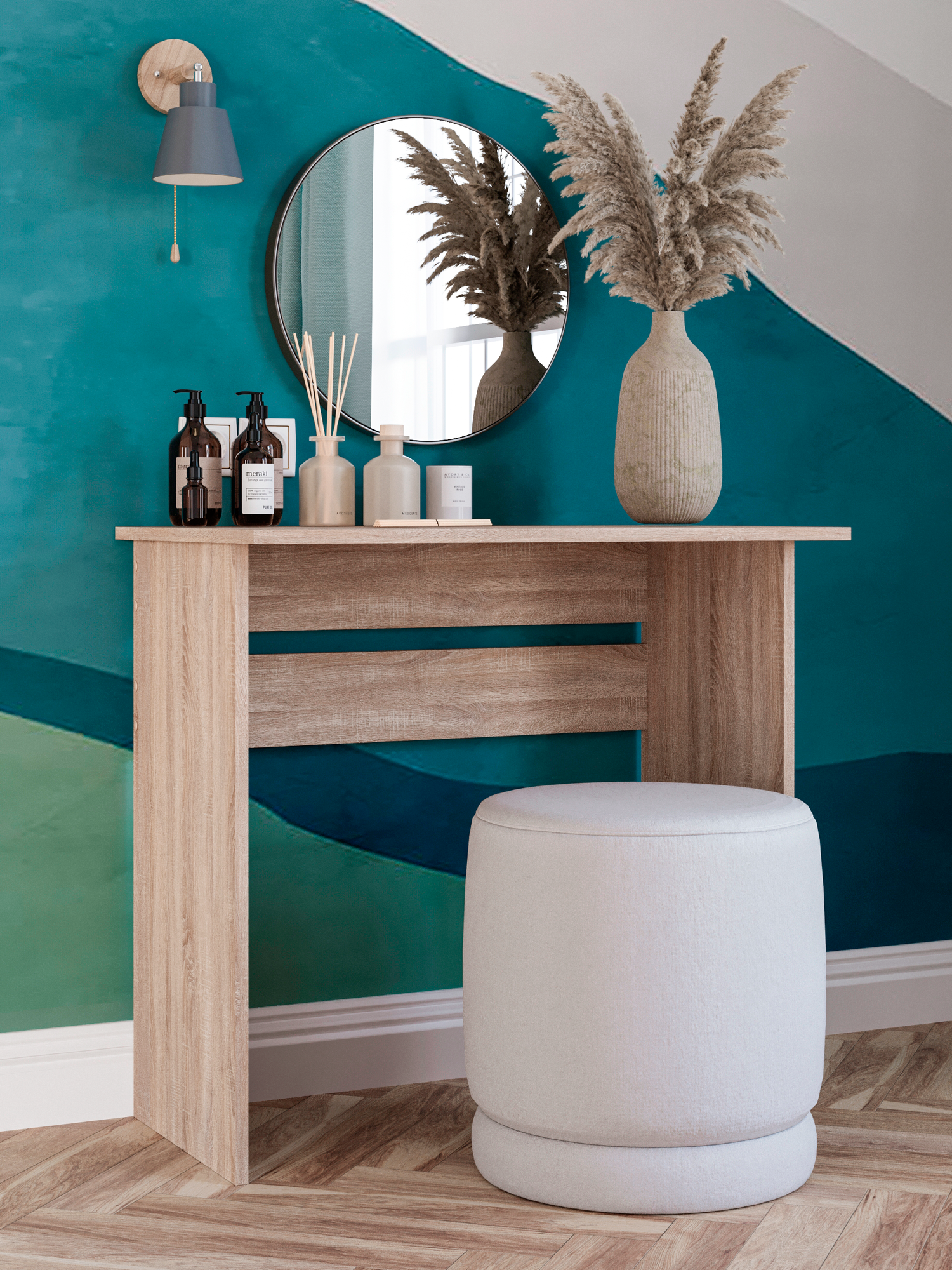 фото Стол компьютерный письменный для учебы, туалетный столик Лайт