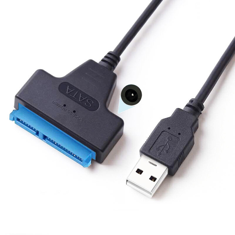 Кабель переходник USB 2.0 - SATA lll HDD / SSD адаптер для внешнего жесткого диска / SSD 2.5 и 3.5