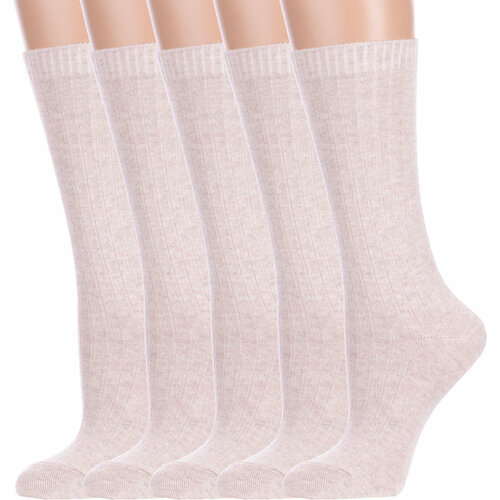 фото Носки красная ветка, 5 пар, размер 23-25, бежевый