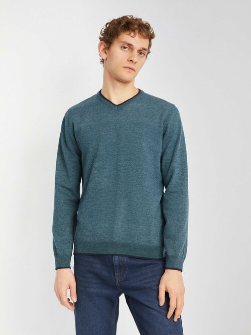 Пуловер Zolla, размер XXXL, бирюзовый