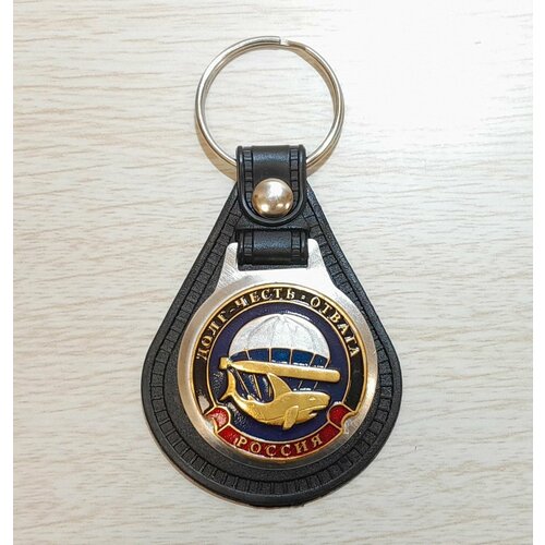 Брелок, серый, черный