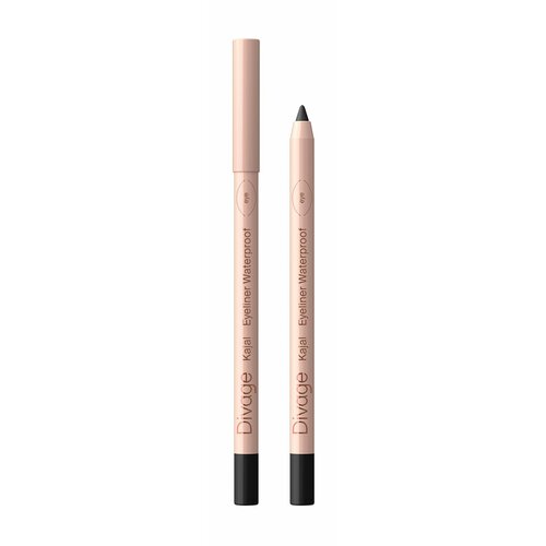 Водостойкий карандаш-каял для глаз / 1 / Divage Kajal Waterproof Eyeliner