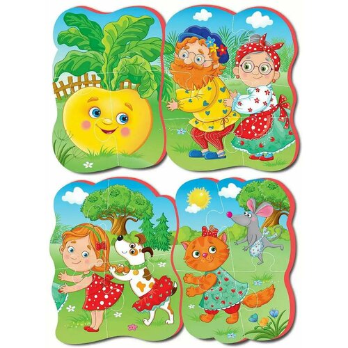 Пазлы мягкие Baby puzzle Сказки Репка VT1106-63 ВладиТ мягкие пазлы baby puzzle сказки репка new