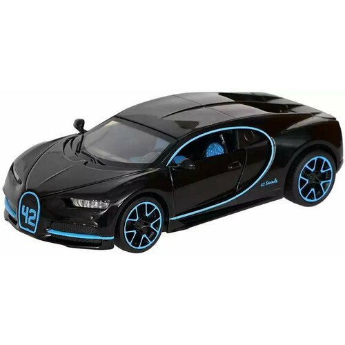 Модель машины Bugatti Chiron 1:32 свет, звук, Инерционный механизм 05693 модель машины bugatti chiron 1 32 свет звук инерция 05692