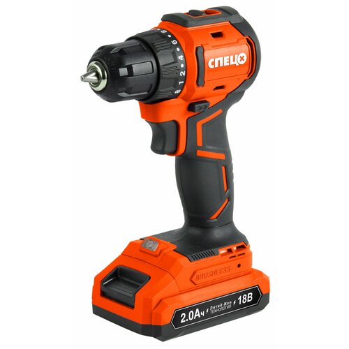 Дрель аккумуляторная спец БДА-18-БД 18В металл 10мм дерево 30мм 8873₽