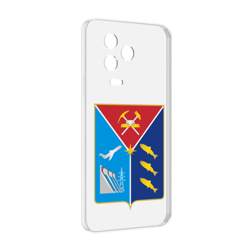 Чехол MyPads герб-магаданская-область для Infinix Note 12 2023 (X676C) задняя-панель-накладка-бампер