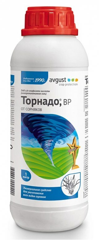 Универсальное средство от сорняков Торнадо ВР, Avgust, 1000 мл(1л)