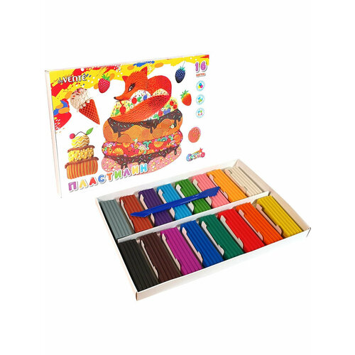 Пластилин классический детский для малышей лепка творчество 166₽
