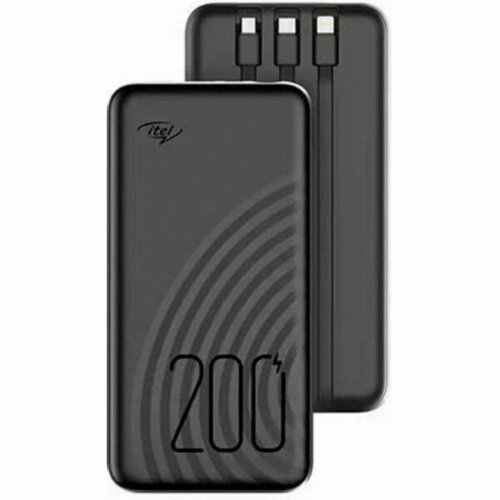 Мобильный аккумулятор Itel Super Slim Star100C 10000mAh 21A черный 156200₽