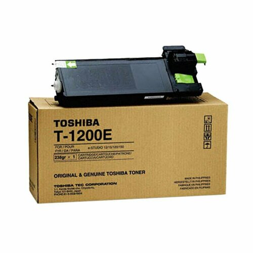 Тонер-картридж Toshiba T-1200E (6B000000085) Black тонер картридж toshiba t 1200e 6b000000085 black
