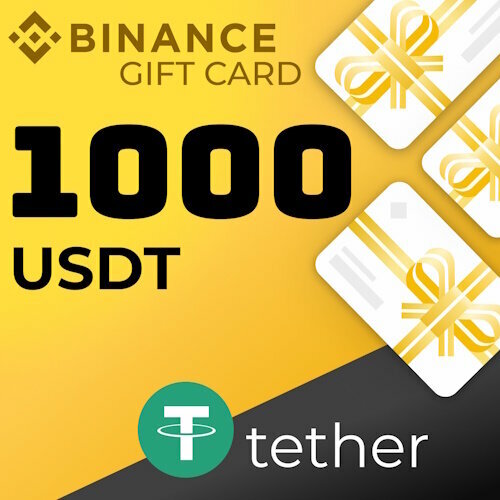 Подарочная карта Binance Gift Card 1000 USDT 14500000₽
