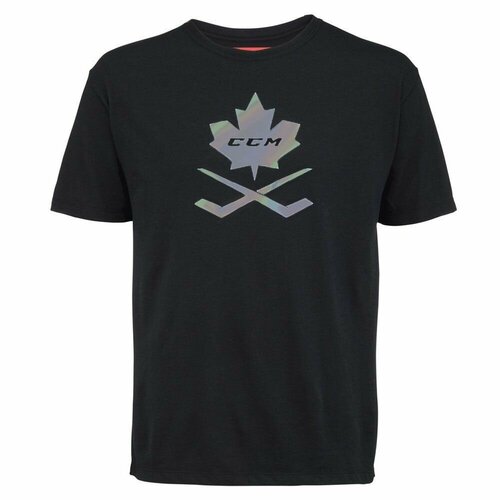 фото Футболка ccm, размер s, черный