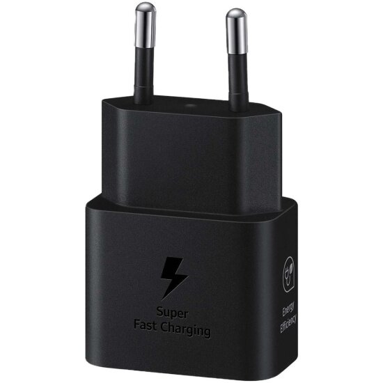 Сетевое зарядное устройство Samsung EP-TA2510, 25 Вт, USB-C, без кабеля, черный