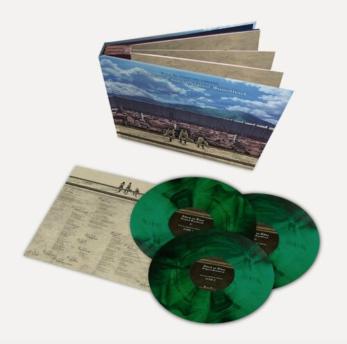 Изображение товара Атака Титанов Сезон 1 (Season) (1000шт в мире Green-Black Marble Limited Deluxe OST Soundtrack) Черно-Зеленый Мрамор, Виниловая Пластинка в Deluxe-упаковке, Саундтрек Attack on Titan