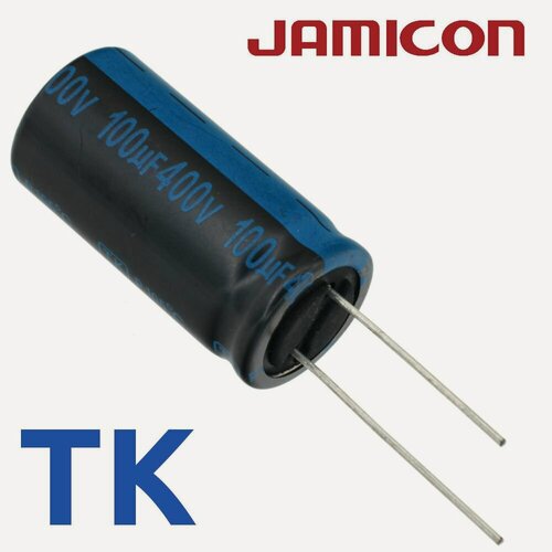 Изображение товара 100мкФ 400В / TK / 18x35 / 105 С / конденсатор электролитический (3шт)
