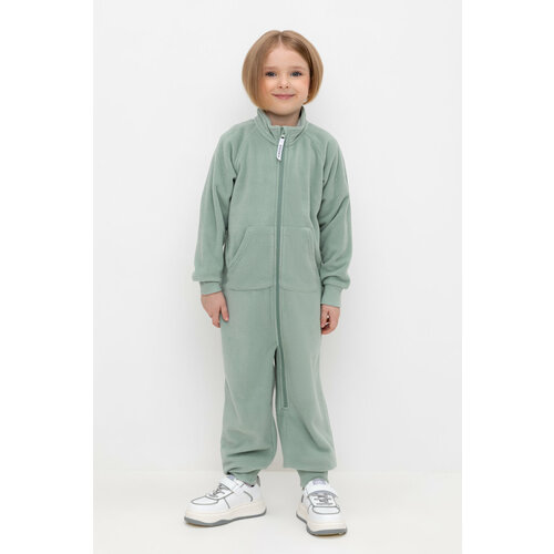 фото Комбинезон crockid фл 60006/5 гр, открытая стопа, размер 52/92, зеленый