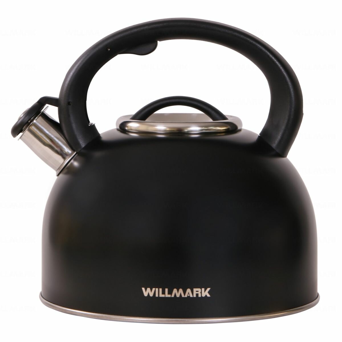 Чайник WILLMARK WTK-4810SS черный, 4 л, со свистком