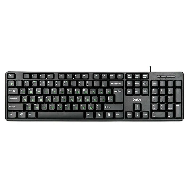 Клавиатура проводная DIALOG KS-030U, черный