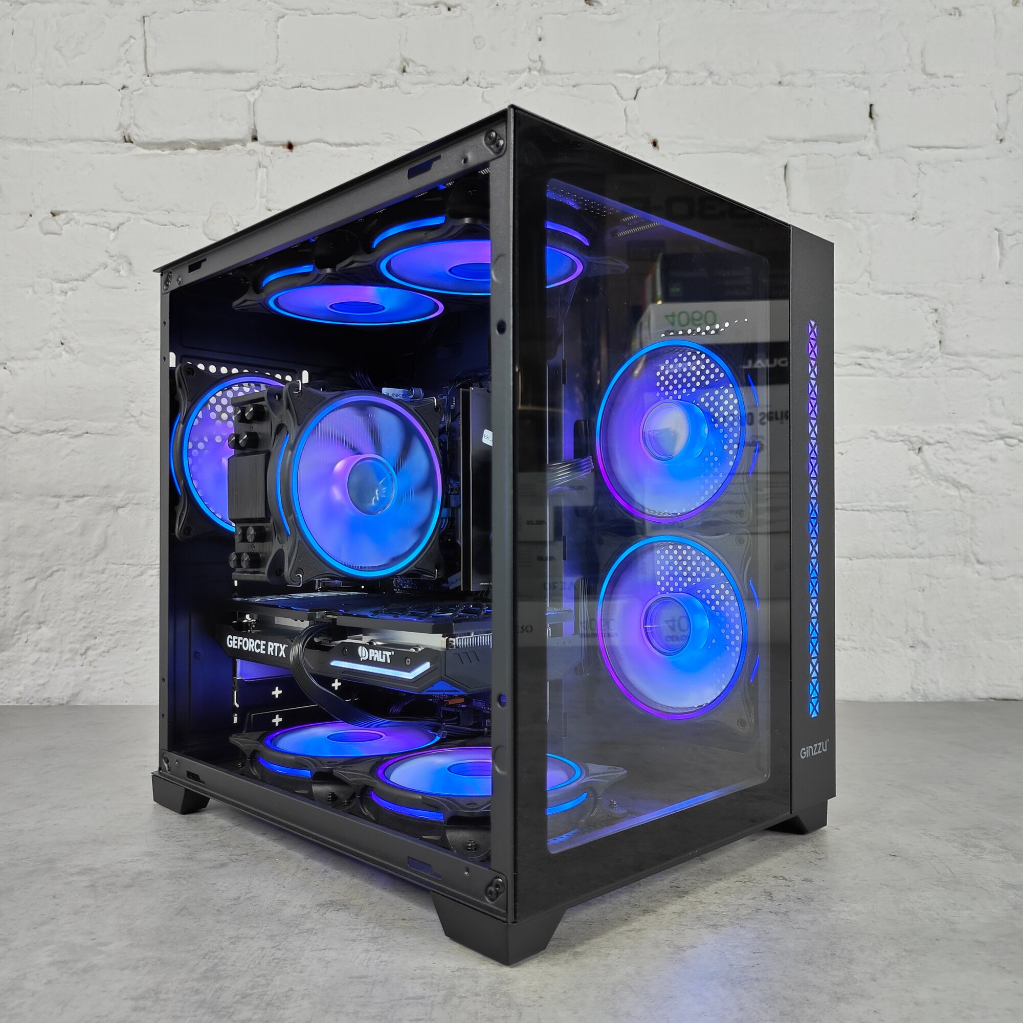 Игровой компьютер/системный блок Bunker Intel i5 12400f, RTX 4070 (12gb), DDR5 32Gb, SSD 512Gb ARGB