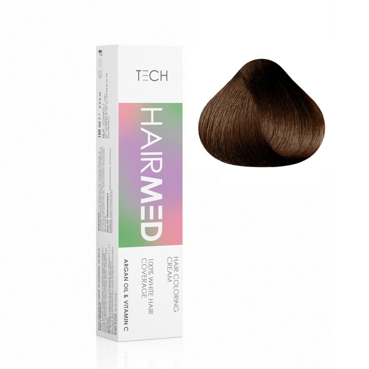 Перманентная крем-краска для волос Hairmed 6/3 Темно-русый Золотистый 100 мл